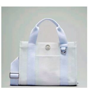 NEW Lululemon Canvas Tote Bag 4.5 Mini Windmill Light Ivory